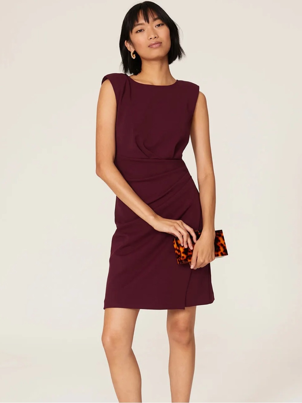 Trina Turk Sleeveless Sheath Dress in Plum Size 10